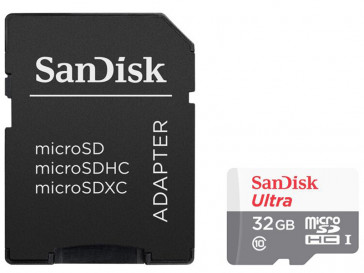ULTRA ANDROID MICRO SDHC 32GB + ADAPTADOR (SDSQUNS-032G-GN3MA) SANDISK