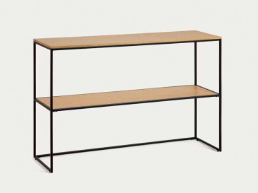 CONSOLA YOANA CHAPA ROBLE Y METAL 120 x 80 CM M0700001MM40A-1/1 KAVEHOME