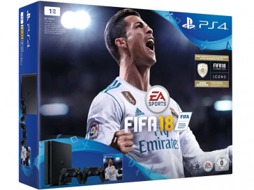 CONSOLA PS4 PRO 1TB + 2 MANDOS + FIFA 18 9915164 SONY
