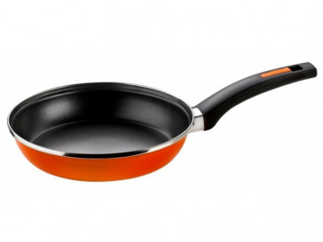 SARTEN 22CM MANDARINA ACERO ESMALTADO INDUCCION M380022 MONIX