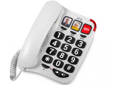 TELEFONO DECT COMFORT NUMBERS 2 3295B (W) SPC TELECOM