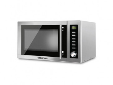 MICROONDAS LIBRE INSTALACION TAURUS 25L 900W INOX CON GRILL LAURENT 970.926