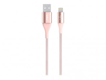 CABLE DURATEK LIGHTNING A USB F8J207BT04-C00 ROSA ORO BELKIN
