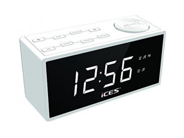RADIO RELOJ ICR-240 BLANCO ICES
