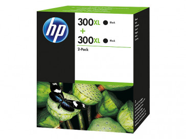 PACK 2 CARTUCHOS TINTA NEGRA 300XL (D8J43AE) HP