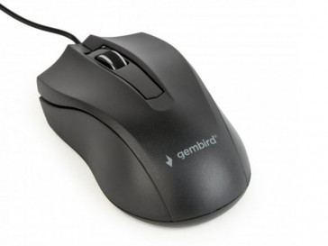 RATON OPTICO USB 1000DPI NEGRO MUS-3B-01 GEMBIRD