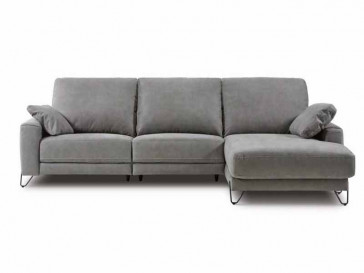 SOFA OLGA MOD 3 PL C/B IZQ DESLIZANTE 198 (2 AS) (SENT.91) (BRAZO 16) + CHLONG. ABATIBLE GRANDE C/B.DER. 109 (BRAZO 18) TELA SERIE 500 BRUTUS - MOSTAZA PEDRO ORTIZ