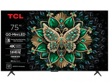 SMART TV QD-MINI LED ULTRA HD 4K GOOGLE TV 75" TCL 75C6K