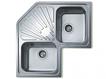 FREGADERO ANGULAR 2C SF 10118005 INOX TEKA