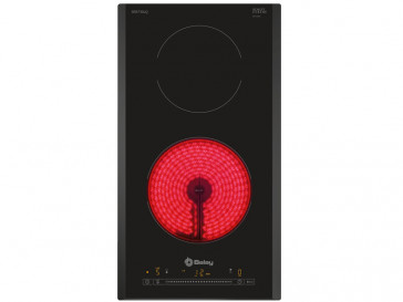 PLACA VITROCERAMICA BALAY 3EB730LQ 30CM 2 ZONAS DE COCCION MARCO BISELADO