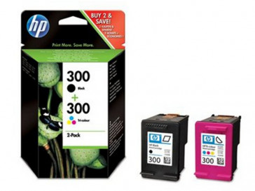 PACK TINTA NEGRA + TRICOLOR N° 300 (CN637EE) HP