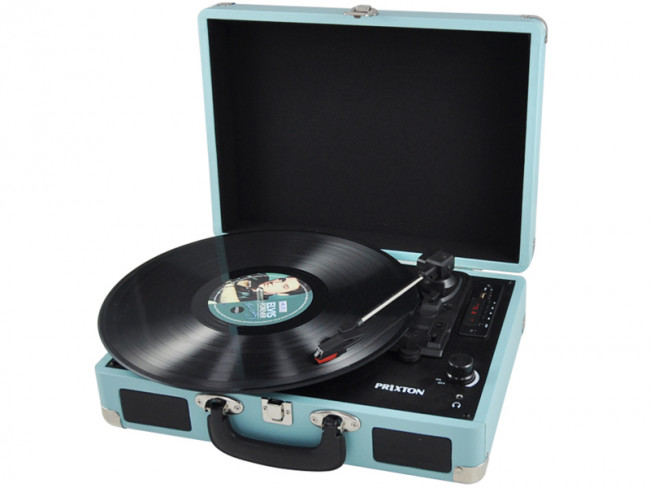 Bluetooth Prixton Vc 400 Prixton Vc400 Black Tocadiscos Prixton