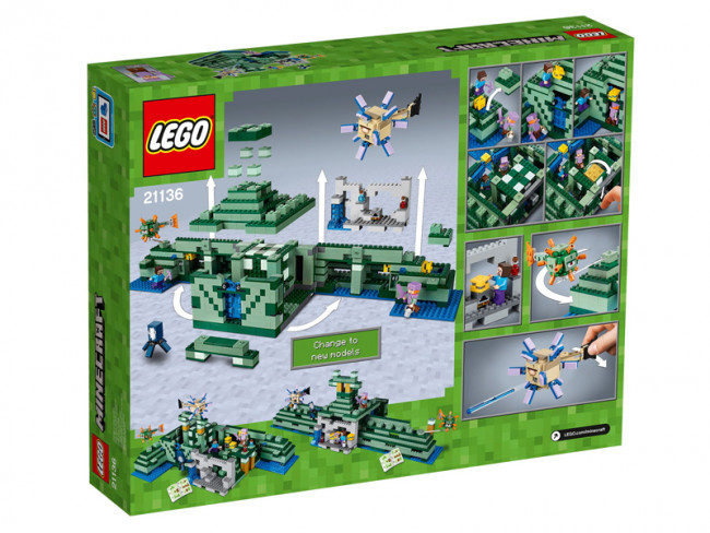 Lego minecraft monumento oceanico hot sale