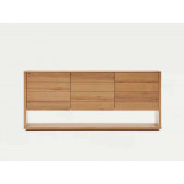 APARADOR ALGUEMA 3 PUERTAS CHAPA ROBLE 151 x 73CM M0100006MM40-1/2 KAVEHOME