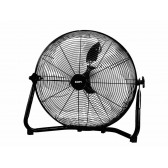 VENTILADOR INDUSTRIAL DE SUELO NEGRO 100W Ø ASPAS 45CM 33935 EDM