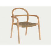 SILLA APILABLE SHERYL EUCALIPTO MACIZO Y CUERDA CC5078J12-1/1