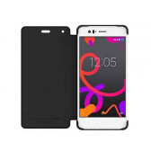 FUNDA ORIGINAL DUO AQUARIS M5.5 NEGRA BQ