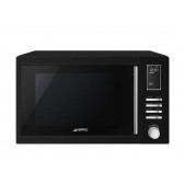 MICROONDAS LIBRE INSTALACION SMEG 25L 900W NEGRO CON GRILL MOE25B
