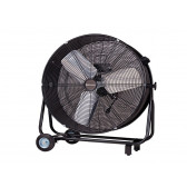 VENTILADOR CIRCULADOR DE AIRE INDUSTRIAL DE SUELO NEGRO 300W Ø ASPAS 30CM VIRO30IND JOHNSON