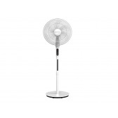 VENTILADOR DE PIE CON MANDO BLANCO 65W Ø ASPAS 40CM ALTURA REGULABLE 110-130CM VIRO16APLUS JOHNSON