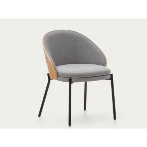 SILLA EAMY CHENILLA GRIS CHAPADO FRESNO C0100003HE12-1/1 KAVEHOME