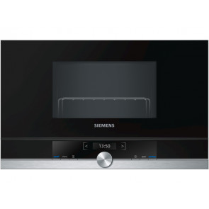 MICROONDAS INTEGRABLE SIEMENS 21L 900W ACERO CON GRILL BE634LGS1