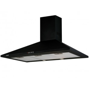 CAMPANA CATA DECORATIVA PARED 90CM NEGRA HALOGENA OMEGA 900 BK 2004402
