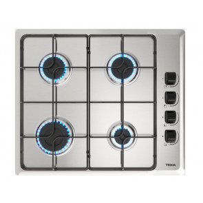 PLACA DE COCINA TEKA HLX 640 KL 112620019 GAS BUTANO 58CM 4 QUEMADORES