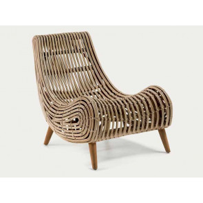 SILLON DE MADERA NATURAL RATAN C478F11 KAVEHOME
