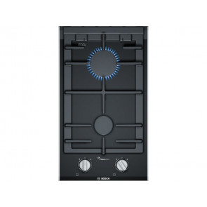 PLACA DE COCINA DOMINO BOSCH PRB3A6B70 GAS NATURAL 30CM 2 QUEMADORES MARCO PROFESIONAL