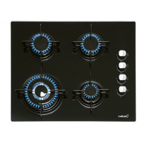 PLACA CRISTAL-GAS CATA CIB 6031 GAS BUTANO 59CM 4 QUEMADORES