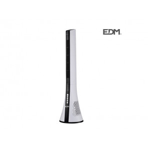 VENTILADOR DE TORRE 50W BLANCO CON MANDO A DISTANCIA 33955 EDM