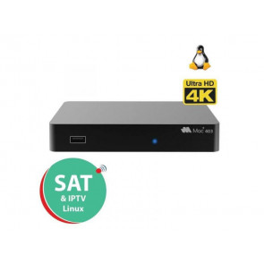 RECEPTOR SATELITE LINUX 4K WIFI IPTV MAC+ 403 IPTV HEVC H265 MULTIMEDIA SDram DD3 2GB, 1333 1600Mhz DVB/S2