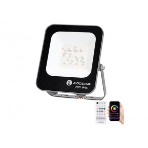LAMPARA DE ENFOQUE  LED 20W RGB IP65 AIGOSTAR