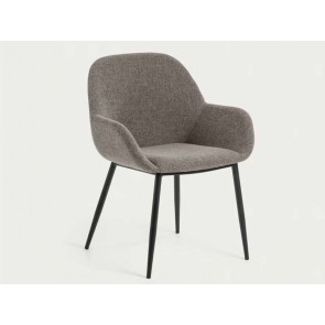 SILLA KONNA GRIS Y ACERO CC0934PK03AFR-1/1 KAVEHOME