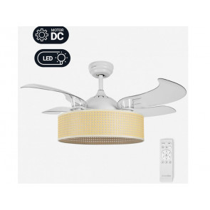 VENTILADOR DE TECHO JALOQUE 5042WR 65W UNIVERSAL BLUE