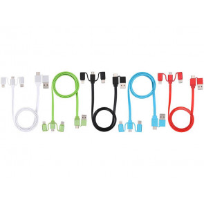 CABLE CARGADOR 6 EN 1 COLORES SURTIDOS NK
