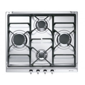 PLACA DE COCINA SMEG SE60SGH3 GAS NATURAL 60CM 4 QUEMADORES