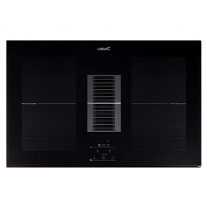 PLACA DE INDUCCION CATA AS750 2 FLEX 08000405 77CM 4 ZONAS DE COCCION MARCO BISELADO FRONTAL