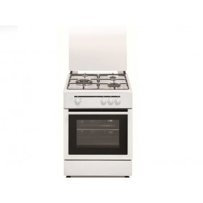 COCINA VITROKITCHEN 3 QUEMADORES ENCIMERA Y HORNO A GAS NATURAL CB5530BN BLANCO