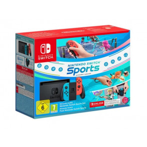 CONSOLA SWITCH SPORTS + CINTA PIERNA + SUBSCRIPCION 12 MESES NINTENDO ONLINE 10014336 NINTENDO