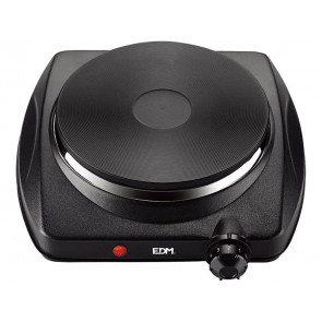 COCINA ELECTRICA NEGRA 1 FUEGO 1400W 07658 EDM 