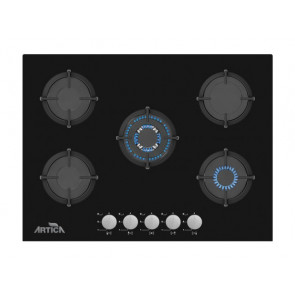 PLACA DE COCINA ARTICA ACG7050 GAS BUTANO 70CM 5 QUEMADORES
