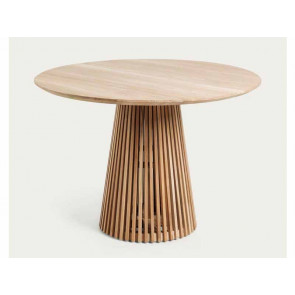 MESA REDONDA JEANETTE 120CM MADERA MACIZA TECA CC0622M47-1/2 KAVEHOME
