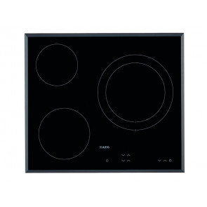 PLACA VITROCERAMICA AEG HK623021FB 60CM 3 ZONAS DE COCCION MARCO BISELADO