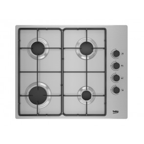 PLACA DE COCINA BEKO HIGG64103SX GAS BUTANO 61CM 4 QUEMADORES