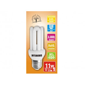 BOMBILLA BAJO CONSUMO 11W 8000H (005) INTERCRIS