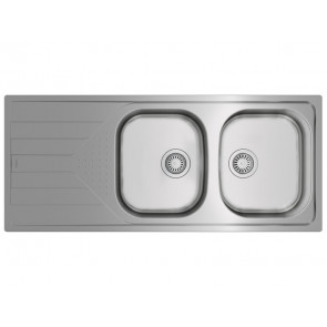 FREGADERO UNIVERSE 80 T-XP 2C 1E REVERSIBLE 115170001 INOX TEKA