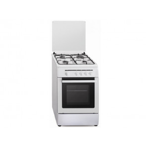 COCINA VITROKITCHEN 4 QUEMADORES ENCIMERA Y HORNO A GAS NATURAL CB55BN BLANCA