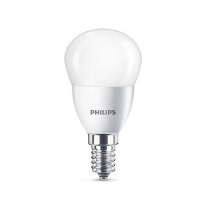 BOMBILLA LED ESFERICA E14 5.5W (40W) LUZ BLANCA CALIDA PHILIPS